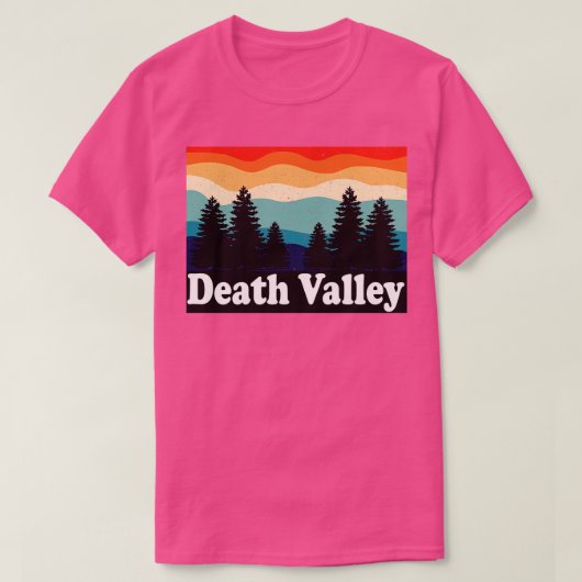 Death Valley National Park Retro T-shirt (Design voorkant)