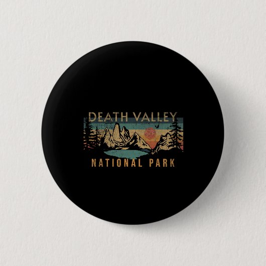 Death Valley National Park  Ronde Button 5,7 Cm (Voorkant)