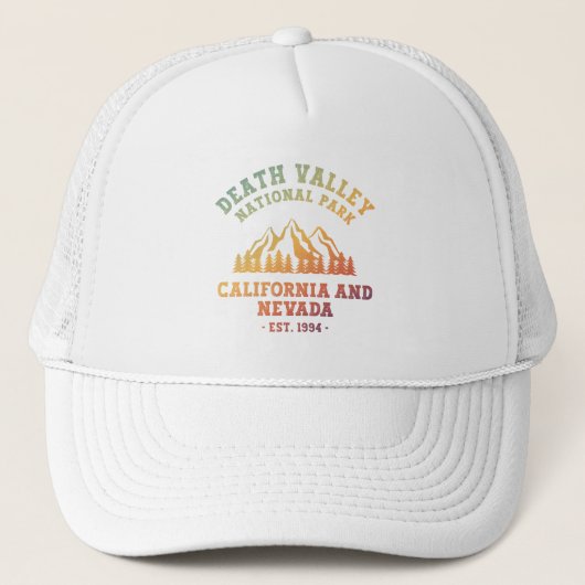 Death Valley National Park USA Gradient Trucker Pet (Voorkant)