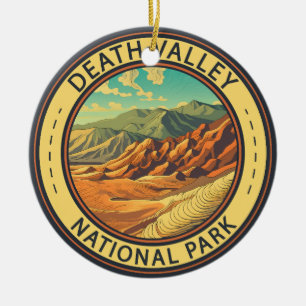 Death Valley National Park Vintage Reiskunst Keramisch Ornament