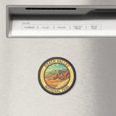 Death Valley National Park Vintage Reiskunst Magneet (Insitu (Vaatwasser))