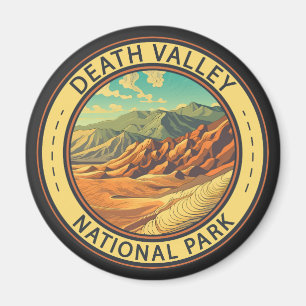 Death Valley National Park Vintage Reiskunst Magneet