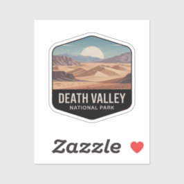 Death Valley National Park Woestijn Badge Sticker