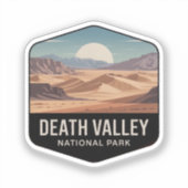 Death Valley National Park Woestijn Badge Sticker (Voorkant)