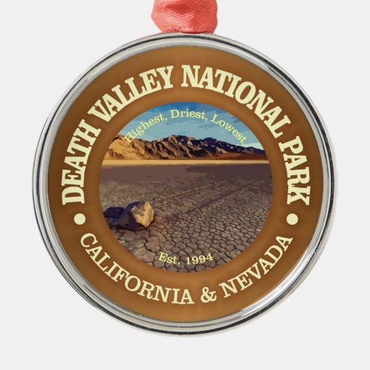 Death Valley NP2 Metalen Ornament (Voorkant)