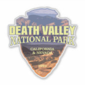 Death Valley NP (pijlpunt) Sticker (Voorkant)