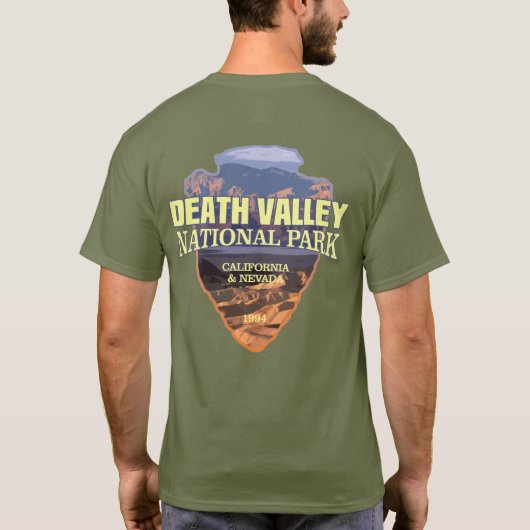 Death Valley NP (pijlpunt) T-shirt (Achterkant)