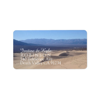 Death Valley Paar Adres label