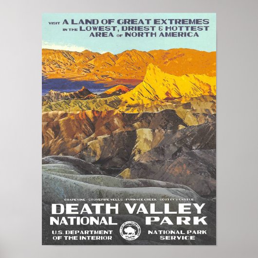 Death Valley Poster (Voorkant)