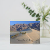 Death Valley Sand Dunes Briefkaart (Staand voorkant)