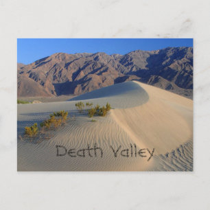 Death Valley Sand Dunes Briefkaart