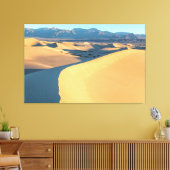 Death Valley Sand Dunes Canvas Afdruk (Insitu (Woonkamer))