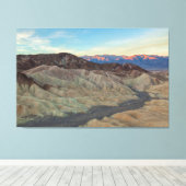 Death Valley Sunrise Canvas Afdruk (Insitu (Houten vloer))