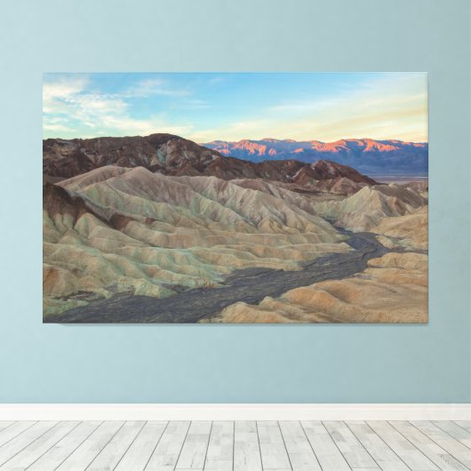Death Valley Sunrise Canvas Afdruk (Insitu (Houten vloer))