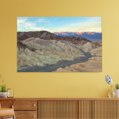 Death Valley Sunrise Canvas Afdruk (Insitu (Woonkamer))