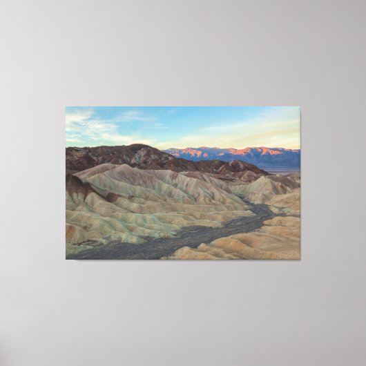 Death Valley Sunrise Canvas Afdruk (Voorkant)