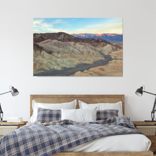 Death Valley Sunrise Canvas Afdruk (Insitu (Slaapkamer))