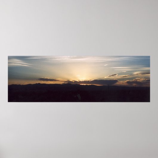 Death Valley Sunset Poster (Voorkant)