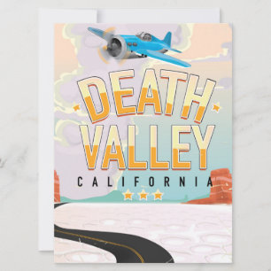 Death Valley USA vintage poster