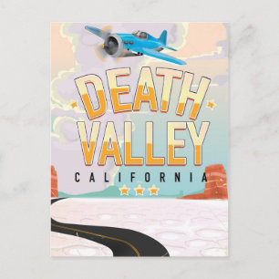 Death Valley USA vintage reisposter Briefkaart