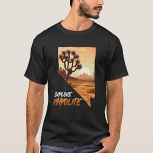Death Valley VERKEN RHYOLITE Grappige spookstad Sw T-shirt