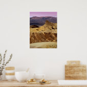 Death Valley Zabriskie Point Foto Poster (Keuken)