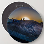 Death Valley zabriskie point Sunset Ronde Button 6,0 Cm (Voorkant /achterkant)