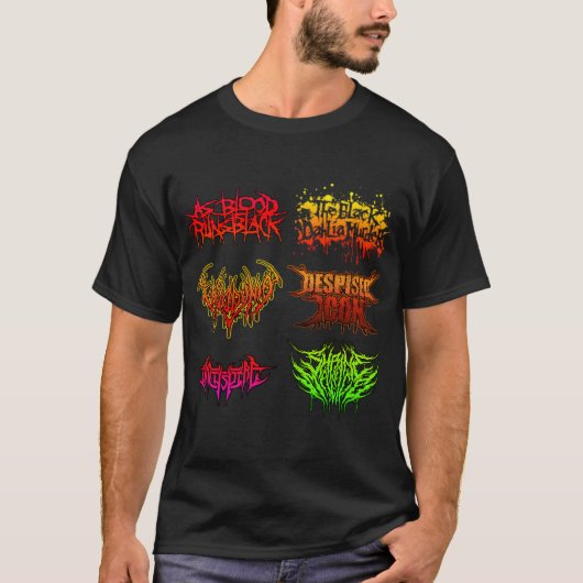 Deathcore Bands T-shirt (Voorkant)
