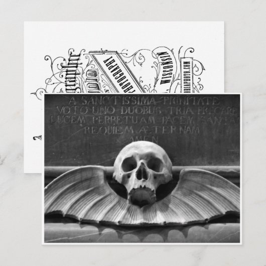 Deathhead, kabinetkaart briefkaart (Voorkant / Achterkant)