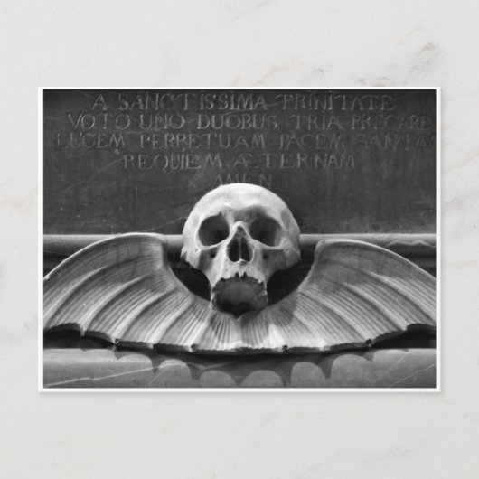 Deathhead, kabinetkaart briefkaart (Voorkant)