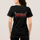 Deathkrush - Canvas T-shirt Plague protocol female (Achterkant)