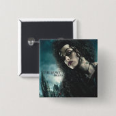 Deathly Hallows - Bellatrix Leodd 2 Vierkante Button 5,1 Cm (Voorkant /achterkant)