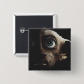Deathly Hallows - Dobby Vierkante Button 5,1 Cm (Voorkant /achterkant)