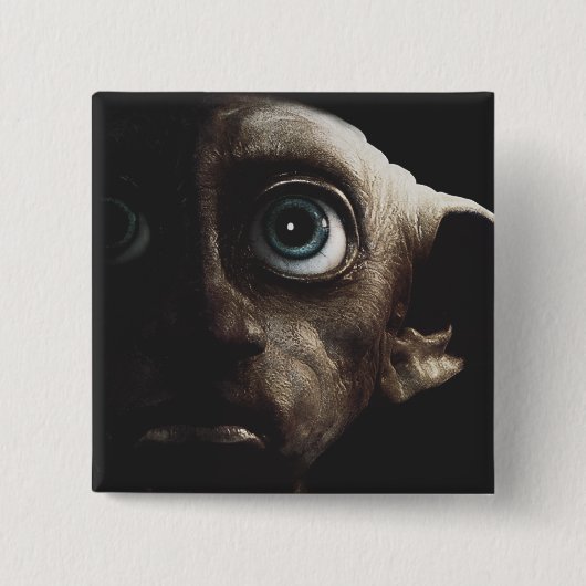 Deathly Hallows - Dobby Vierkante Button 5,1 Cm (Voorkant)