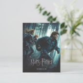 Deathly Hallows Group Hardlopen Briefkaart (Staand voorkant)