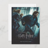 Deathly Hallows - Group Running Briefkaart (Voorkant / Achterkant)