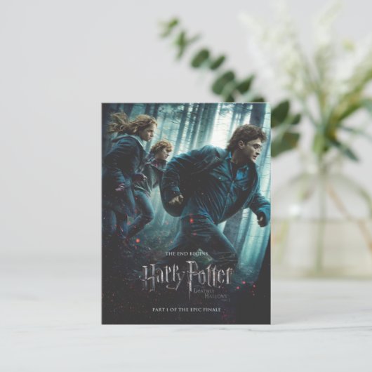 Deathly Hallows - Group Running Briefkaart (Staand voorkant)