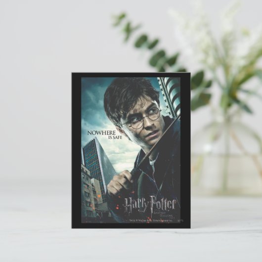 Deathly Hallows - Harry Briefkaart (Staand voorkant)