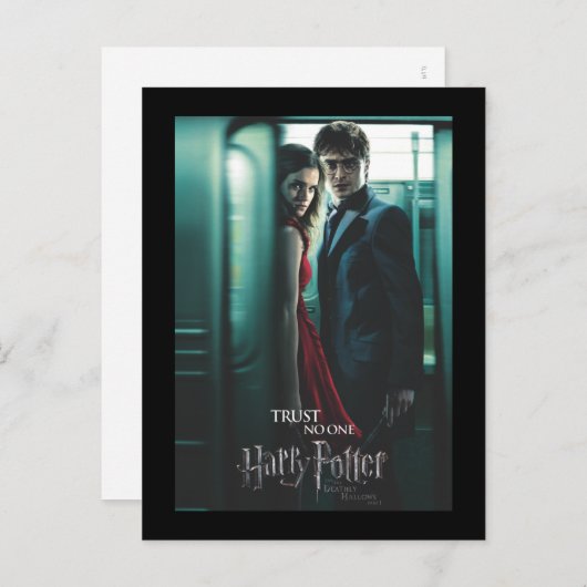 Deathly Hallows - Harry en Hermione Briefkaart (Voorkant / Achterkant)