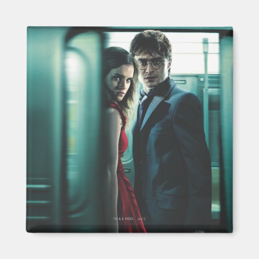 Deathly Hallows - Harry en Hermione Magneet (Voorkant)