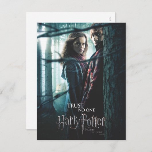 Deathly Hallows - Hermione en Ron Briefkaart (Voorkant / Achterkant)