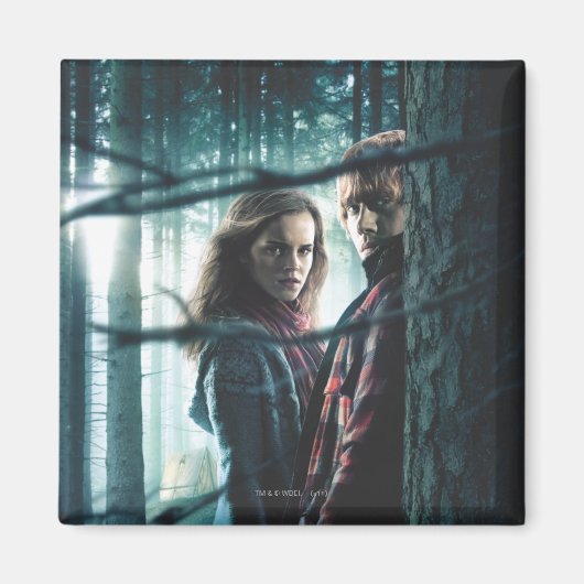 Deathly Hallows - Hermione en Ron Magneet (Voorkant)