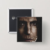 Deathly Hallows - Snape Vierkante Button 5,1 Cm (Voorkant /achterkant)