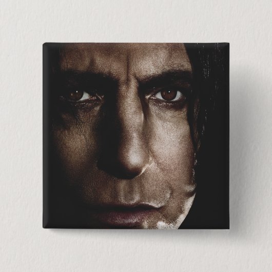 Deathly Hallows - Snape Vierkante Button 5,1 Cm (Voorkant)