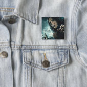 Deathly Hallows - Vorm 2 Vierkante Button 5,1 Cm (In situ)