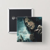 Deathly Hallows - Vorm 2 Vierkante Button 5,1 Cm (Voorkant /achterkant)