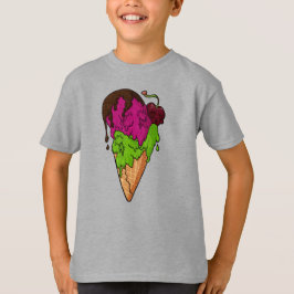 Deathly Sweet Berry Skull Ice Cream T-shirt