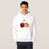 Deathly Sweet Cherry Skull Hoodie (Voorkant volledig)