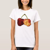Deathly Sweet Cherry Skull T-shirt (Voorkant)