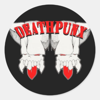 DEATHPUNX TM RONDE STICKER